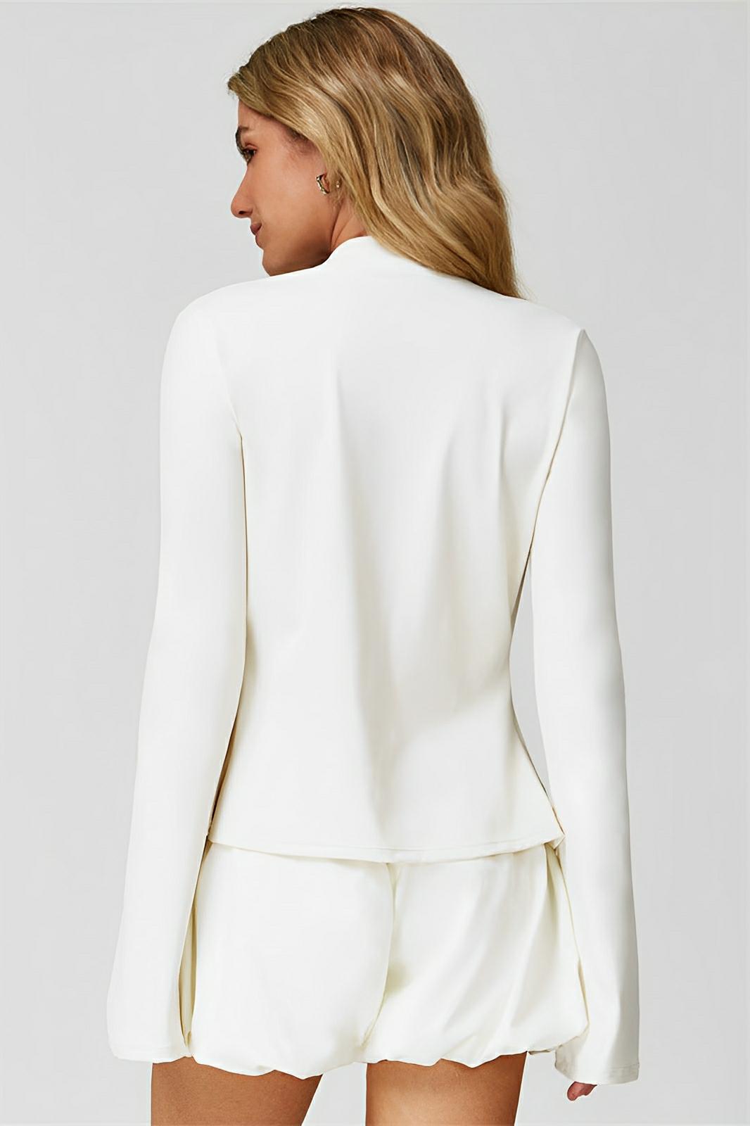 Amelia Double - Zip Flared Jacket - ProvaFit