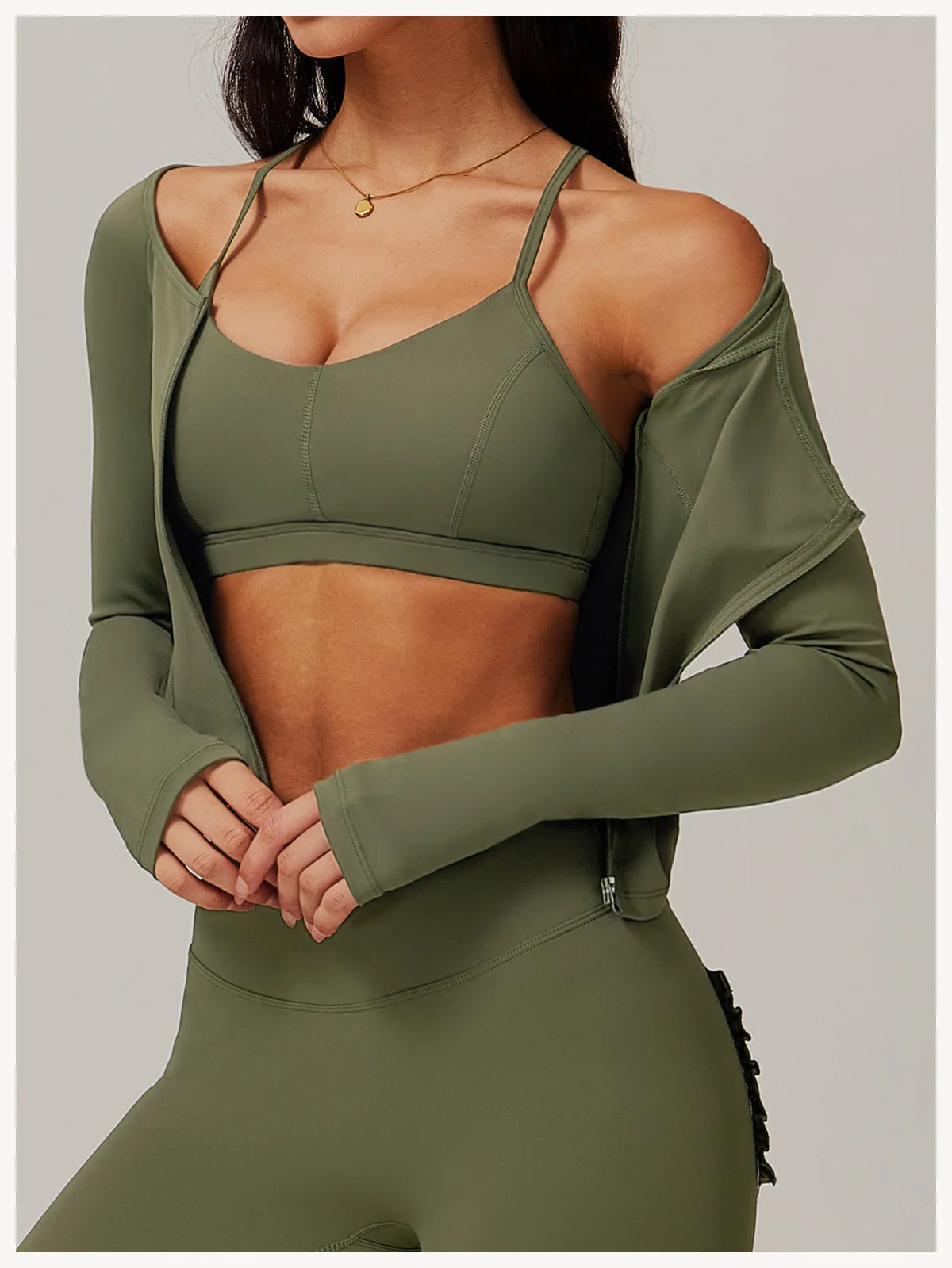 Hailey Zipper Top