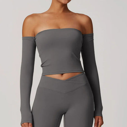 Camila Long Sleeved Crop Top