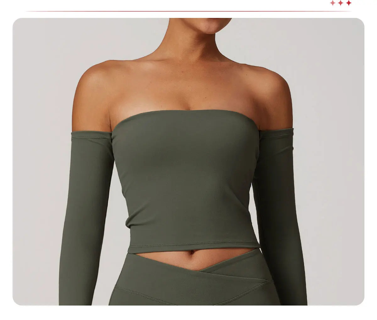 Camila Long Sleeved Crop Top