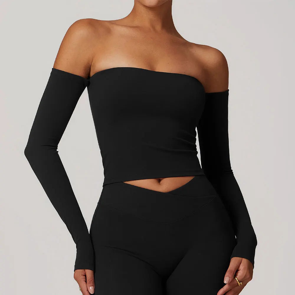 Camila Long Sleeved Crop Top