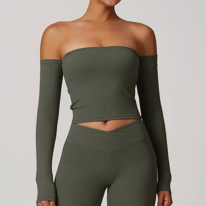 Camila Long Sleeved Crop Top